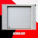 40 mm ribbed sectional garage door - Customizable